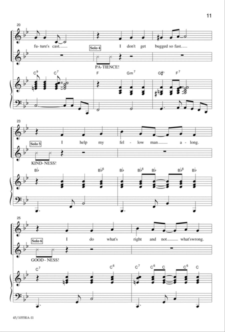 Inside Out (Digital Download) Choir scores gallery preview page 9