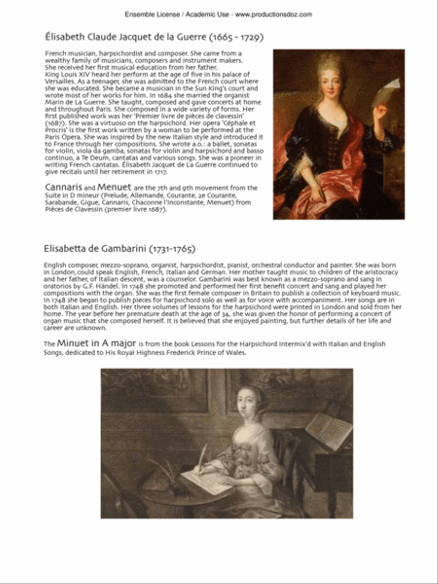 Women Composers - Guitar Transcriptions Classical Guitar scores gallery preview page 4