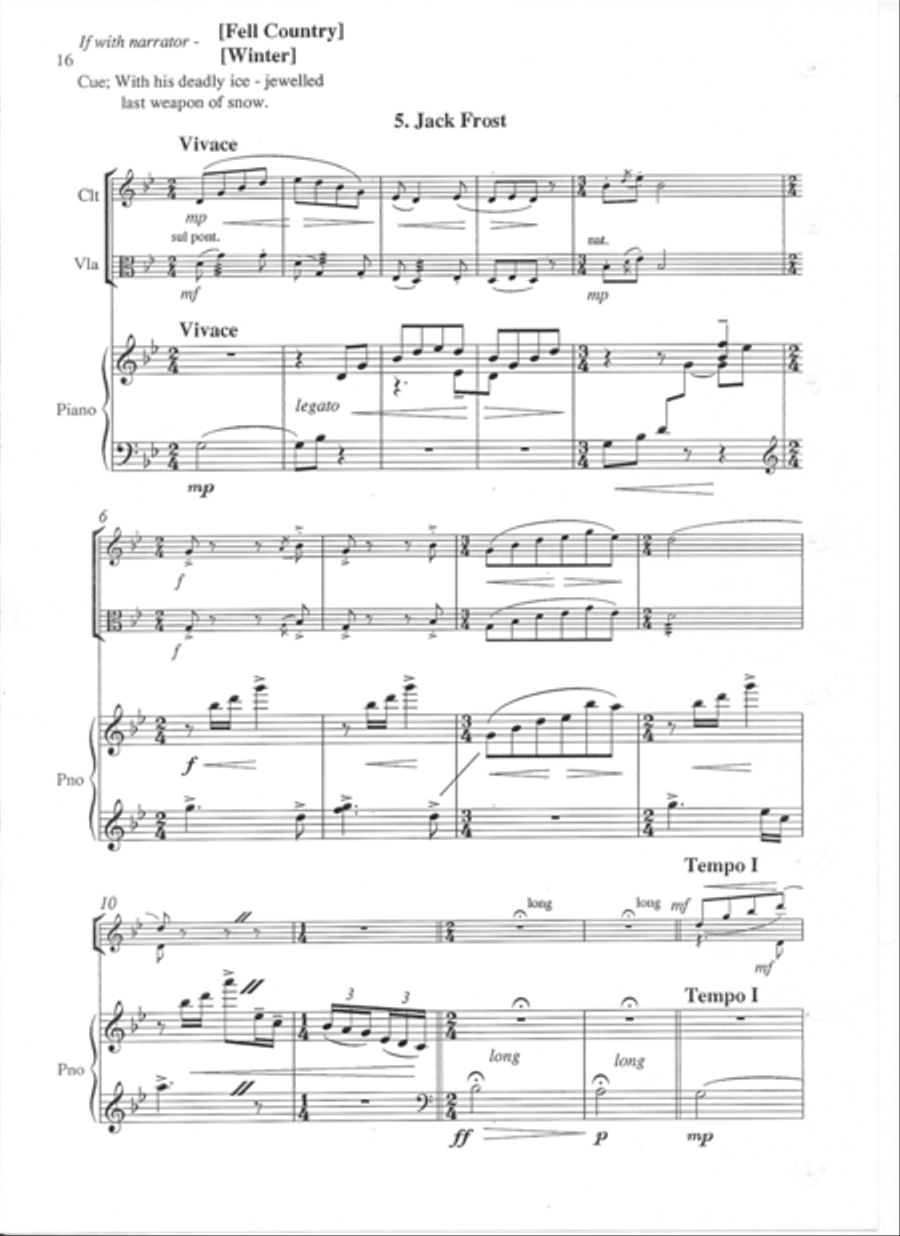 The Turning Seasons Clarinet scores gallery preview page 6
