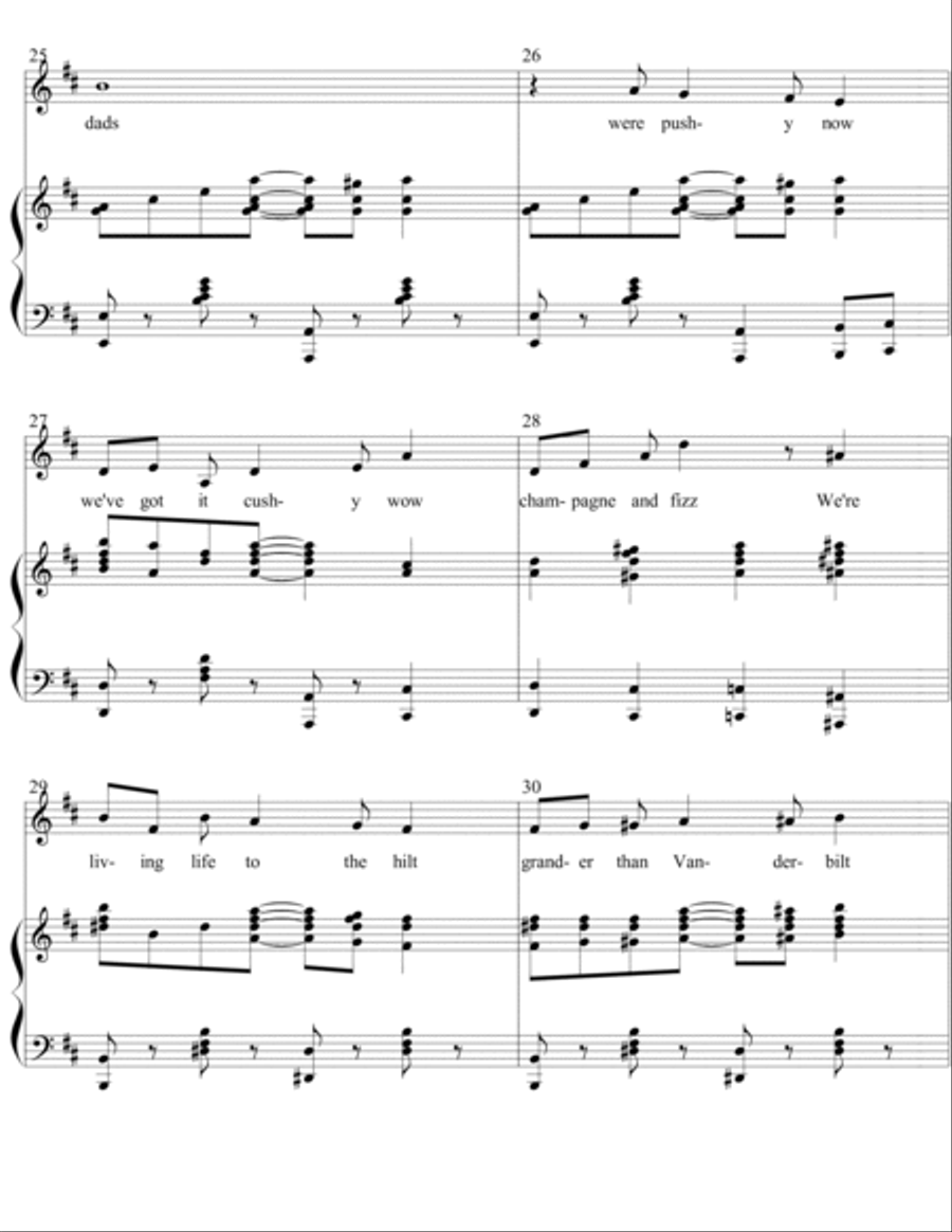 The Lap Of Luxury Piano Solo scores gallery preview page 5