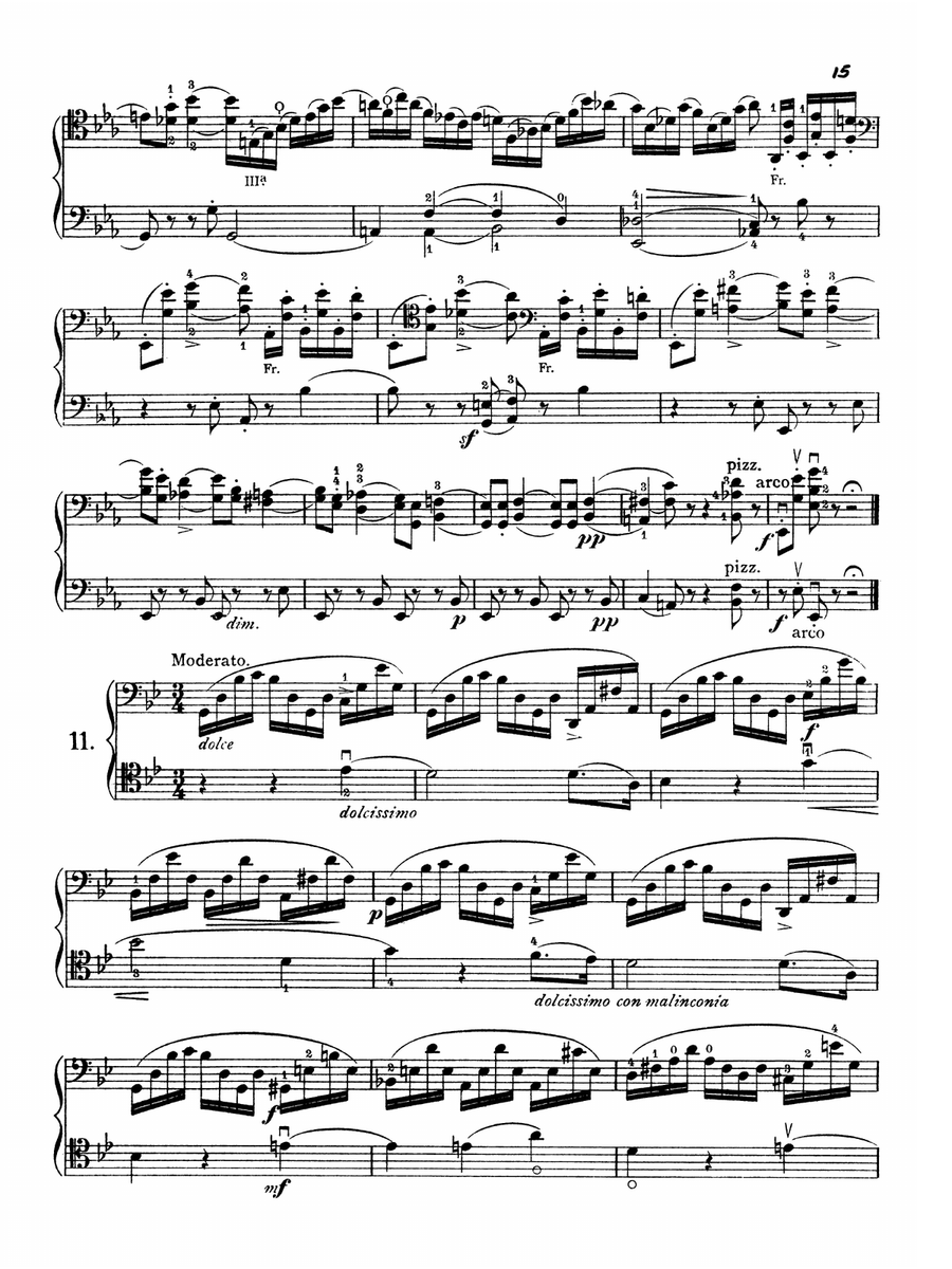 Franchomme: Twelve Caprices for Two Cellos, Op. 7 (Book II Score & Parts)