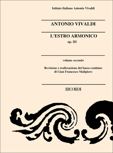 L'Estro armonico Vol.2 (Violin Concertos Op.3)