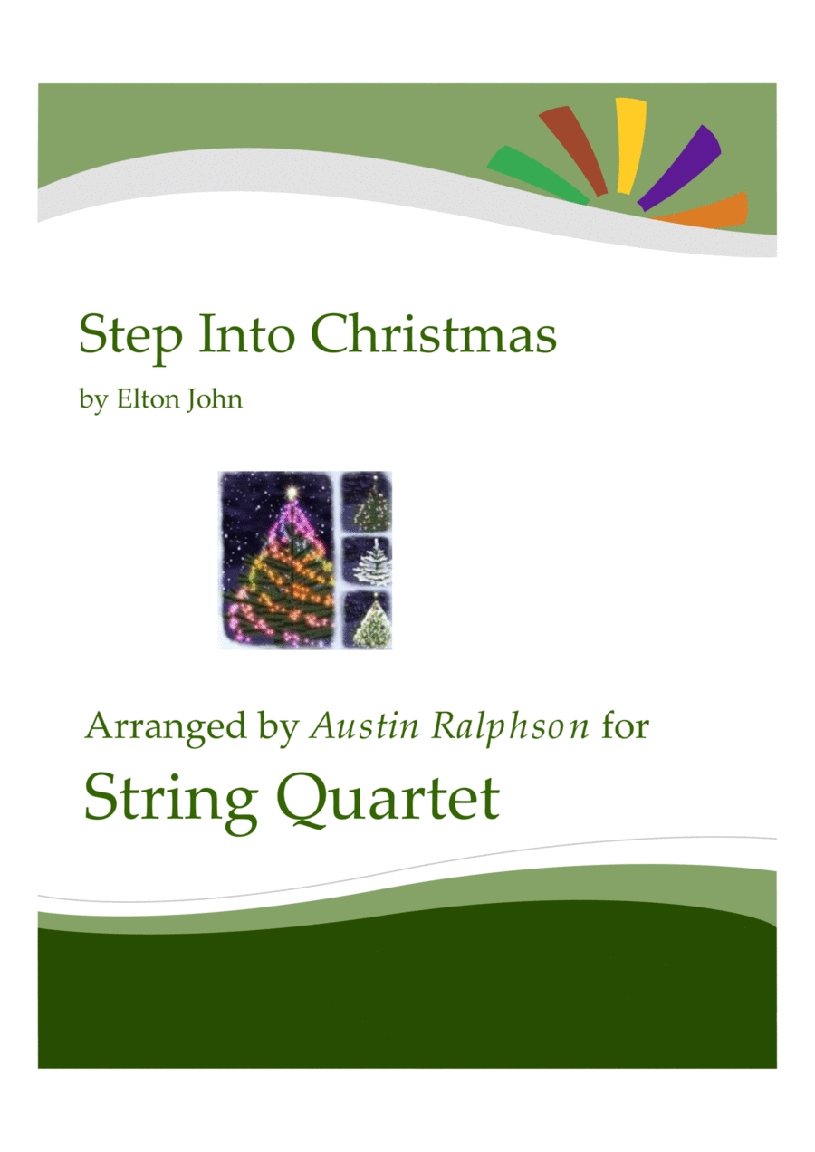 Step Into Christmas String Quartet scores gallery preview page 1