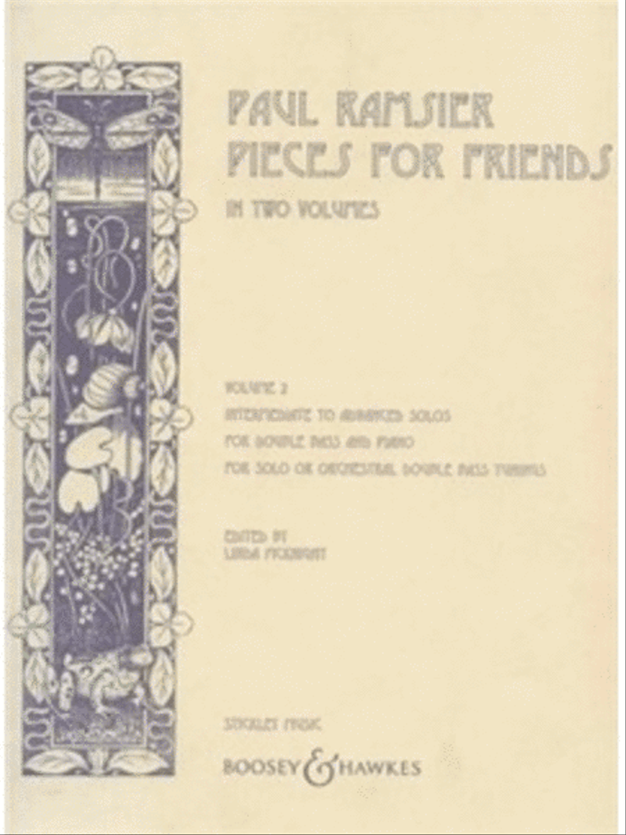 Pieces for Friends – Volume 2 Double Bass scores gallery preview page 1