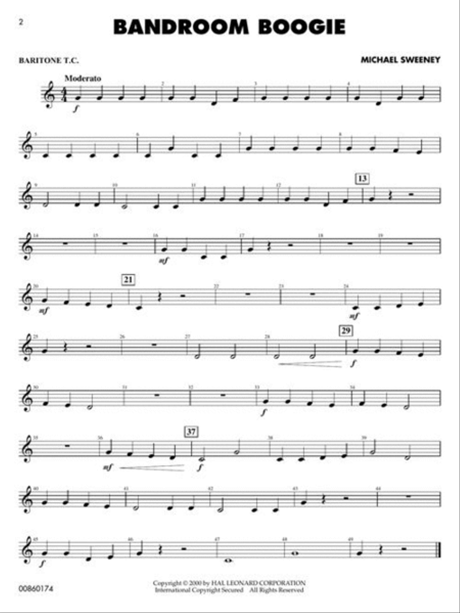 Concert Favorites Vol. 2 – Baritone T.C. Concert Band Methods scores gallery preview page 4