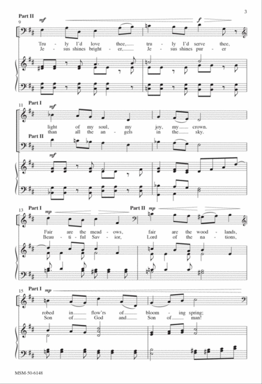 Beautiful Savior 2-Part scores gallery preview page 2