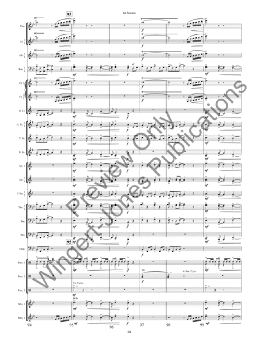 Jet Stream Concert Band scores gallery preview page 17