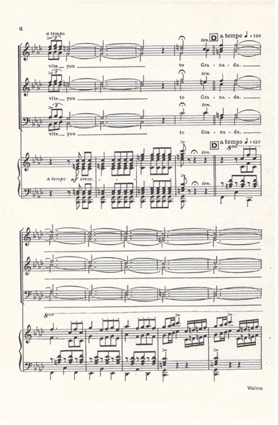 Canto De Granada (Vocal Score) Divisi scores gallery preview page 5