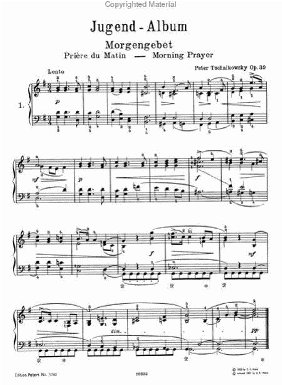 Album for the Young Op. 39 for Piano Piano scores gallery preview page 2