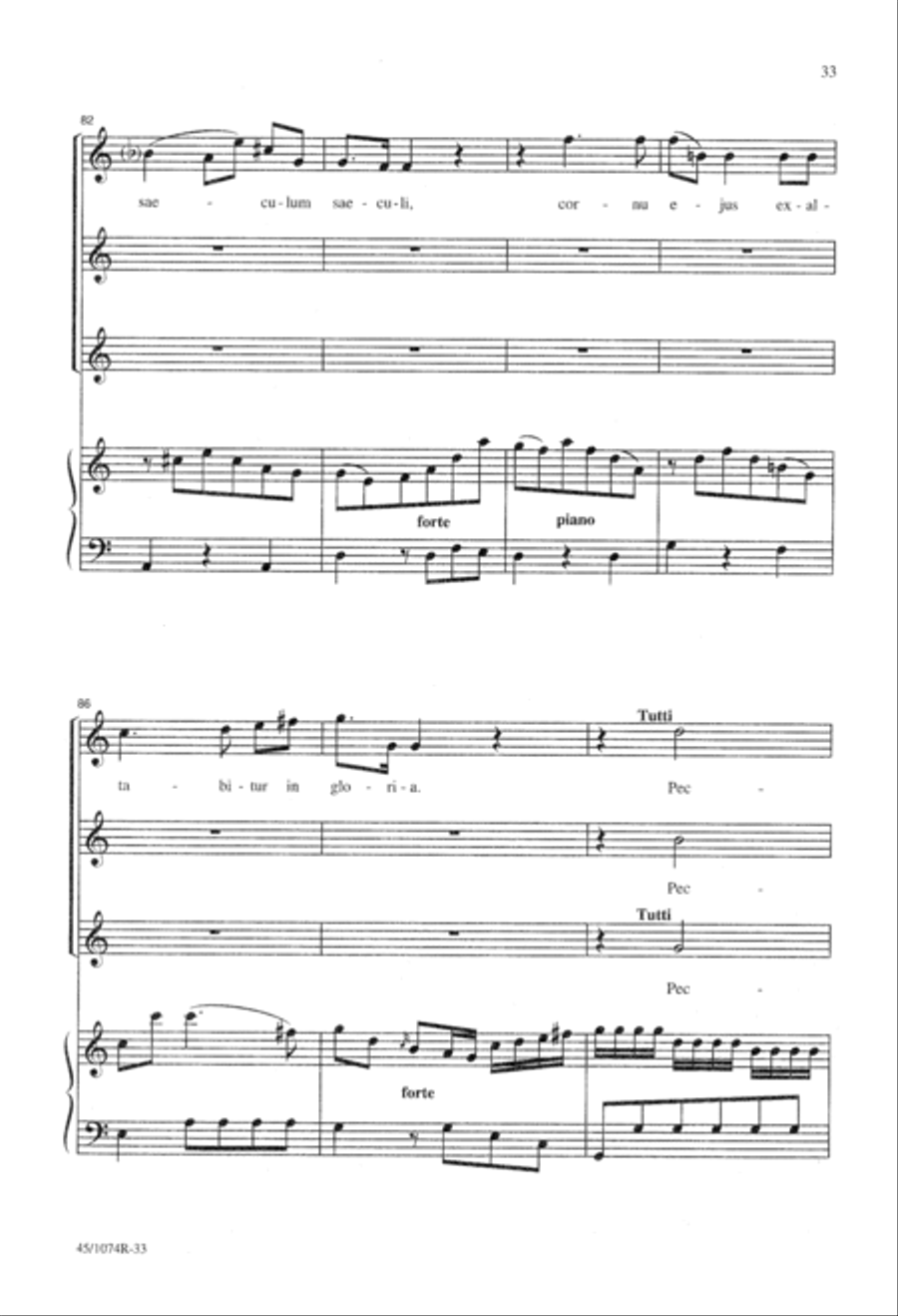 Vesperae Pro Festo Sancti Innocentium SSA scores gallery preview page 42