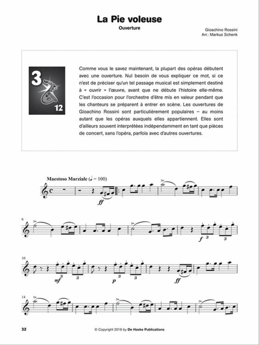 Écouter, lire & jouer - Les Airs d'Opéra Alto Saxophone scores gallery preview page 3