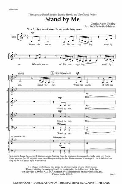 Stand by Me, Lord - SATB Octavo image number null