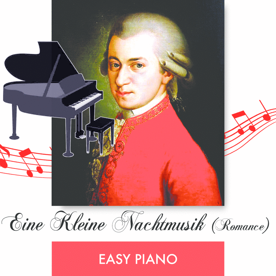 Eine kleine Nachtmusik (Romance) Easy Piano scores gallery preview page 1