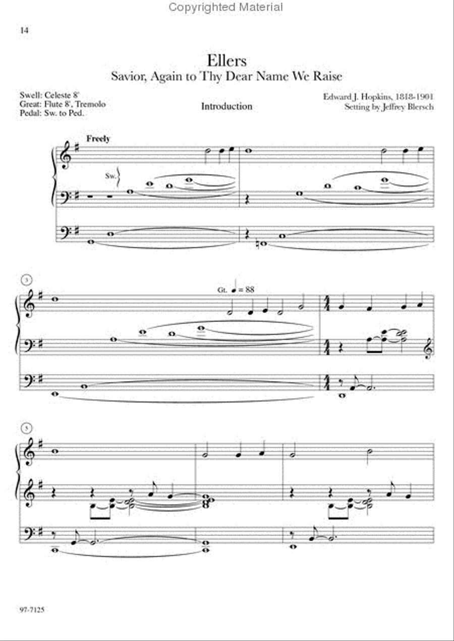 Introductions, Harmonizations, Accompaniments, Interpretations, Vol. 2 Organ scores gallery preview page 4