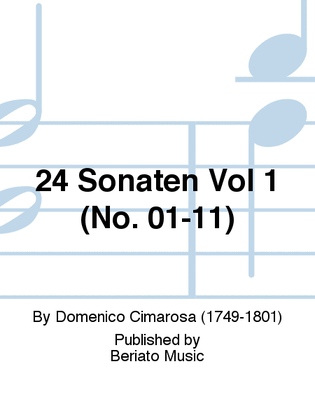 Book cover for 24 Sonaten Vol 1 (No. 01-11)