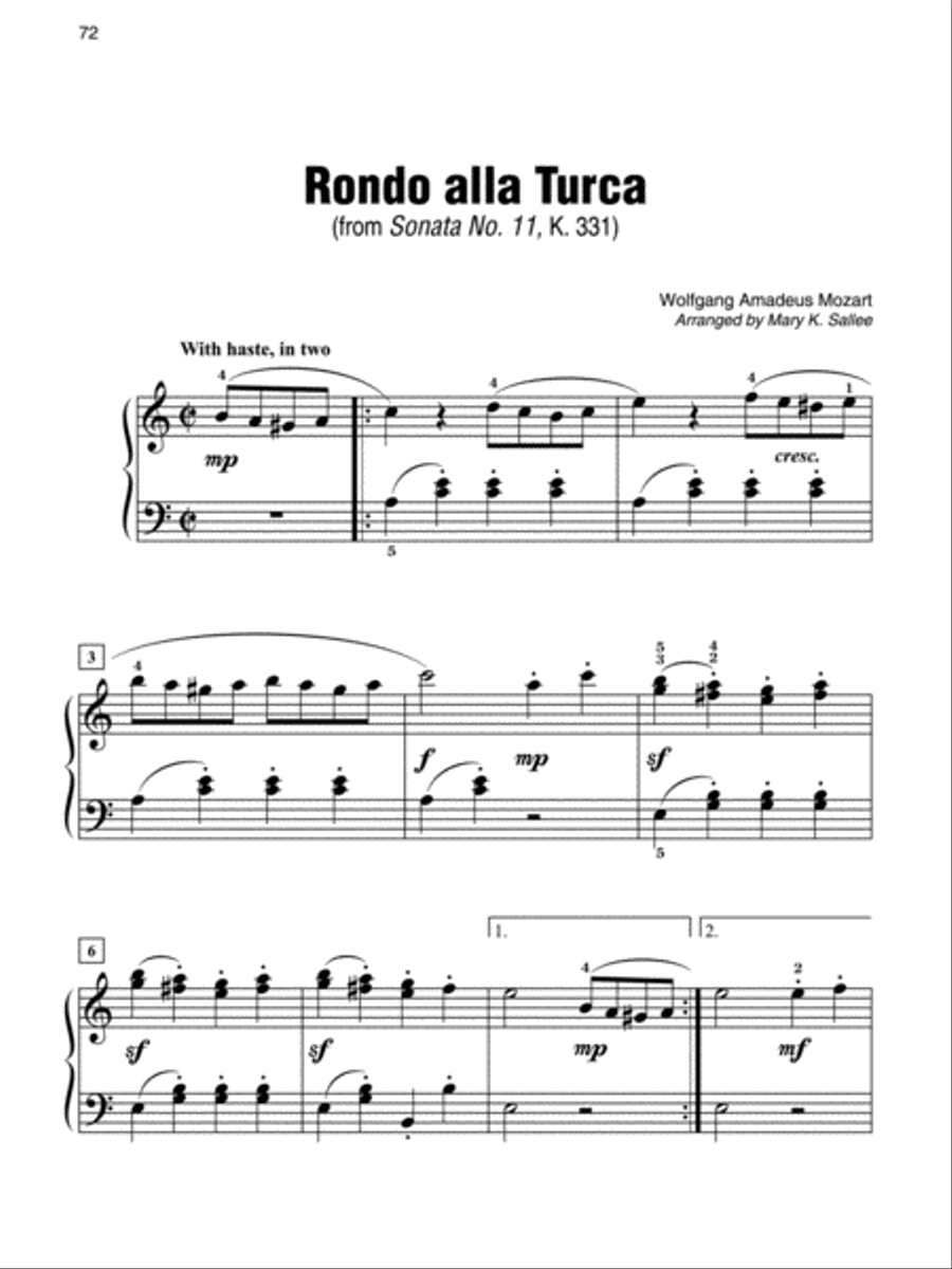 Simply Classical Easy Piano scores gallery preview page 5