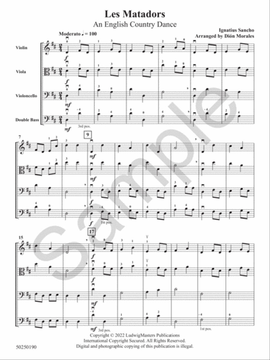 Les Matadors String Orchestra - Sheet Music page 4