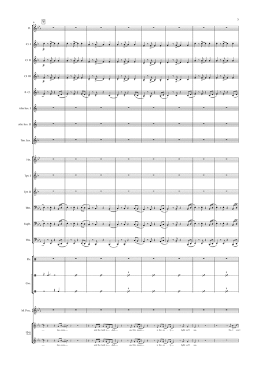 Stand By Me Stand By Me Concert Band scores gallery preview page 3