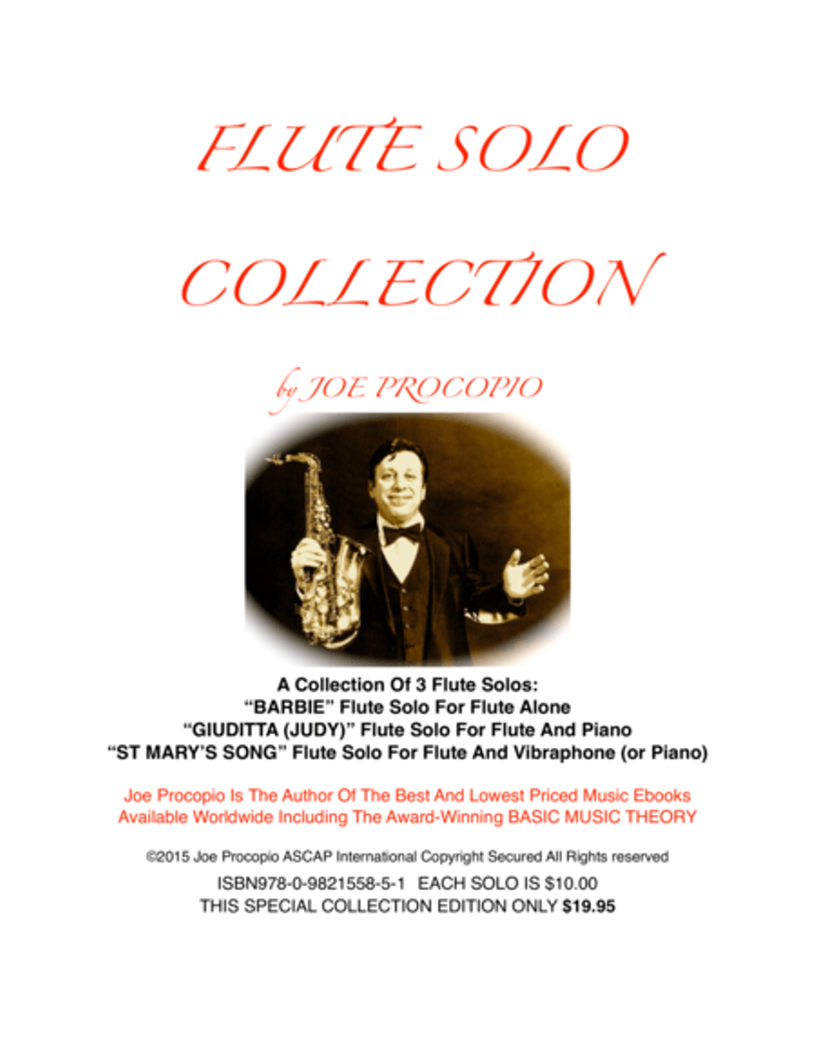 FLUTE SOLO COLLECTION by Joe Procopio Small Ensemble scores gallery preview page 1
