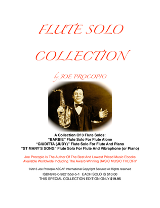 Book cover for FLUTE SOLO COLLECTION by Joe Procopio