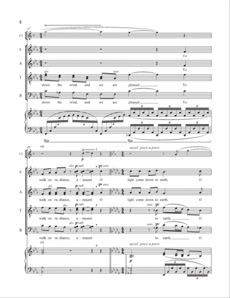 The Great Trees: 5. The Timbered Choir 4-Part scores gallery preview page 20