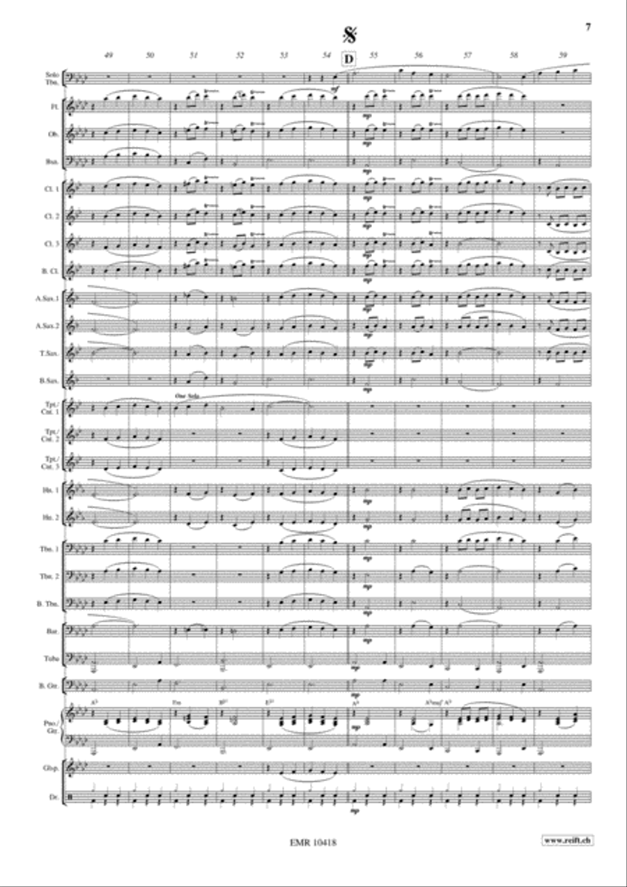 Lauretta Concert Band scores gallery preview page 8