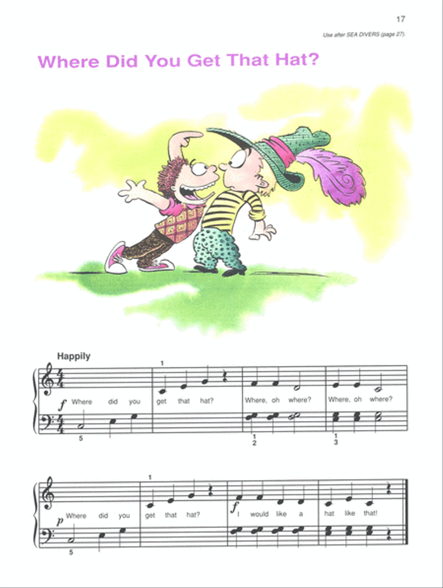Alfred's Basic Piano Course Fun Book Complete Level 1 Piano Method scores gallery preview page 2