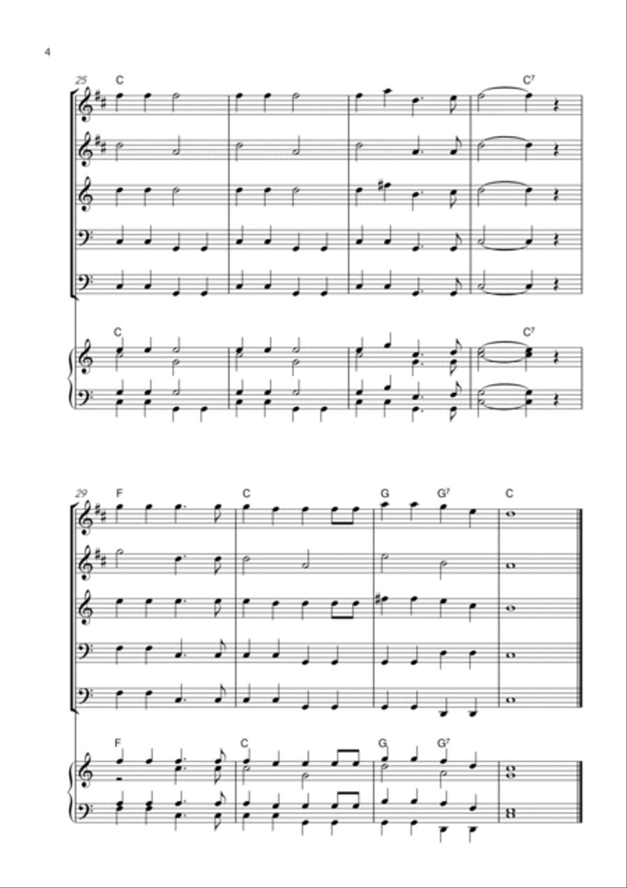 Jingle Bells Chamber Music scores gallery preview page 4