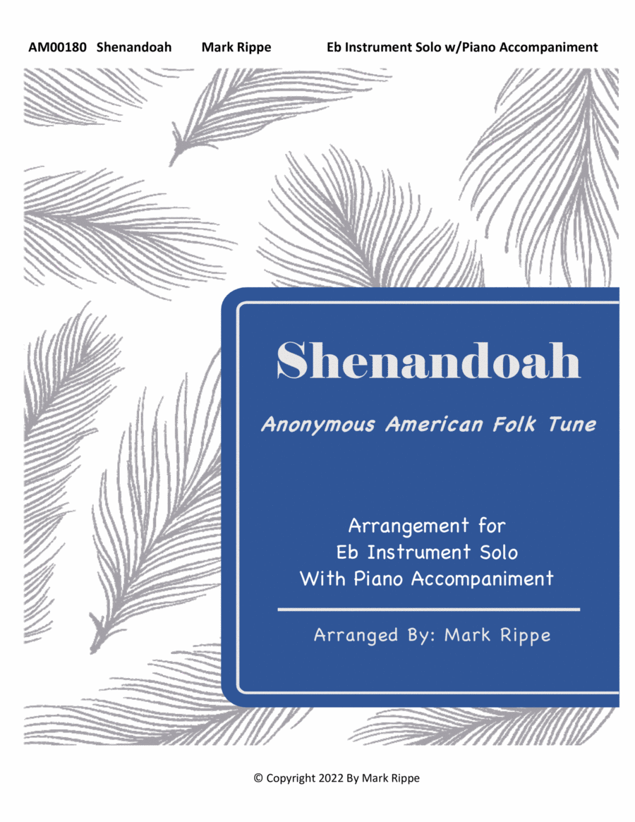 Shenandoah (AM00180) Shenandoah (AM00180) Piano scores gallery preview page 1