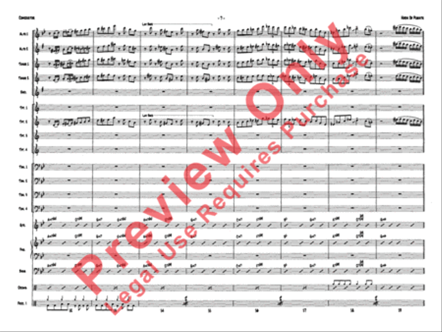 Horn of Puente Jazz Ensemble scores gallery preview page 10