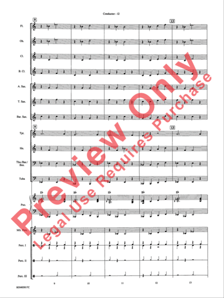 Belwin Very Beginning Band Kit #1 Concert Band scores gallery preview page 15