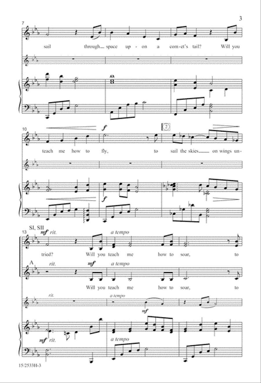 Will You Teach Me? SSA scores gallery preview page 3
