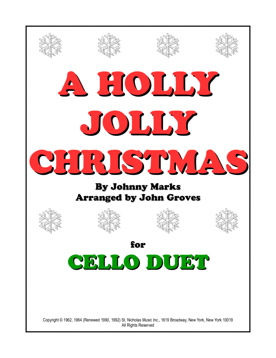 A Holly Jolly Christmas String Duet scores gallery preview page 1