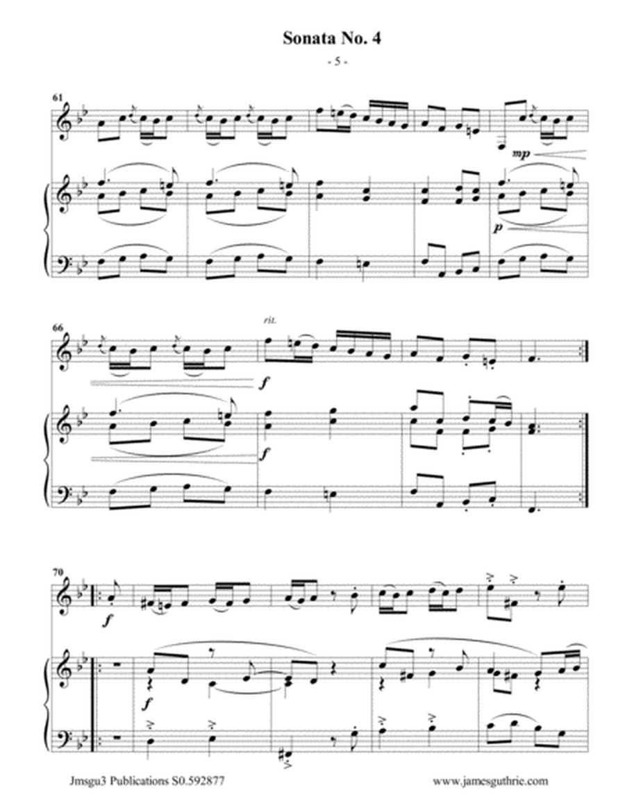 Vivaldi: Sonata No. 4 for Harp & Piano image number null
