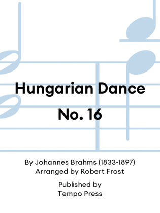 Hungarian Dance No. 16