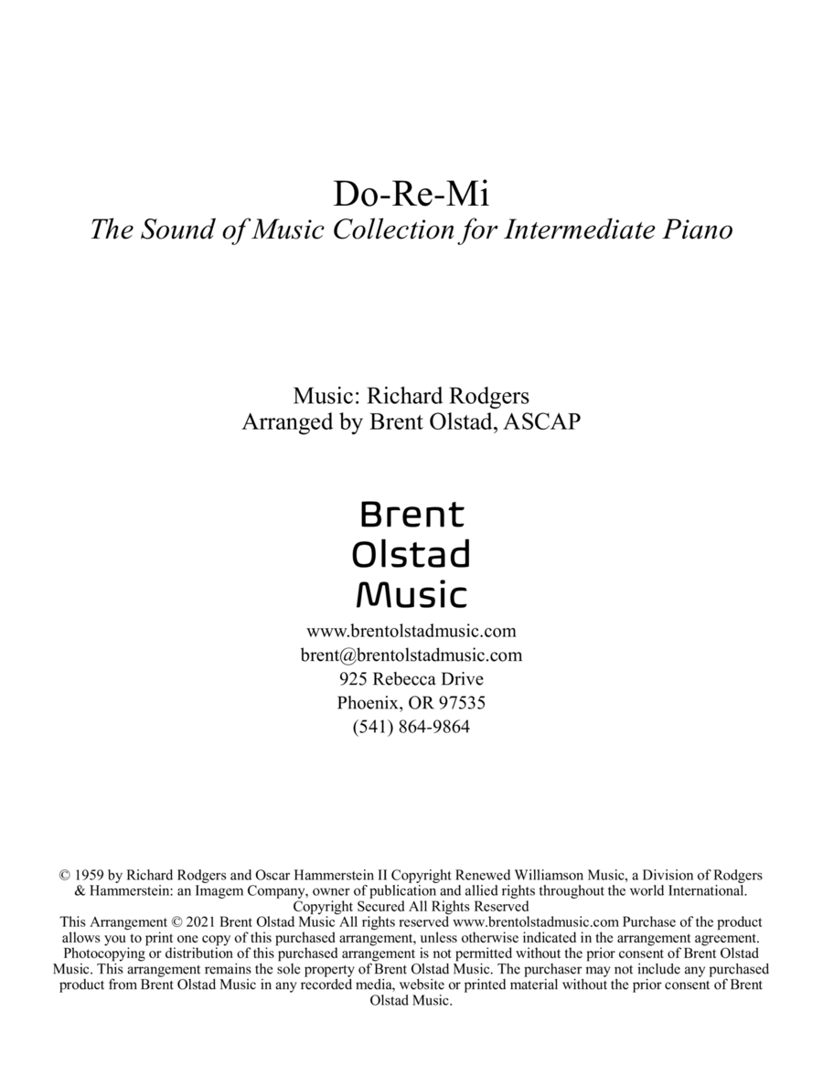 Do-re-mi Piano Method scores gallery preview page 1