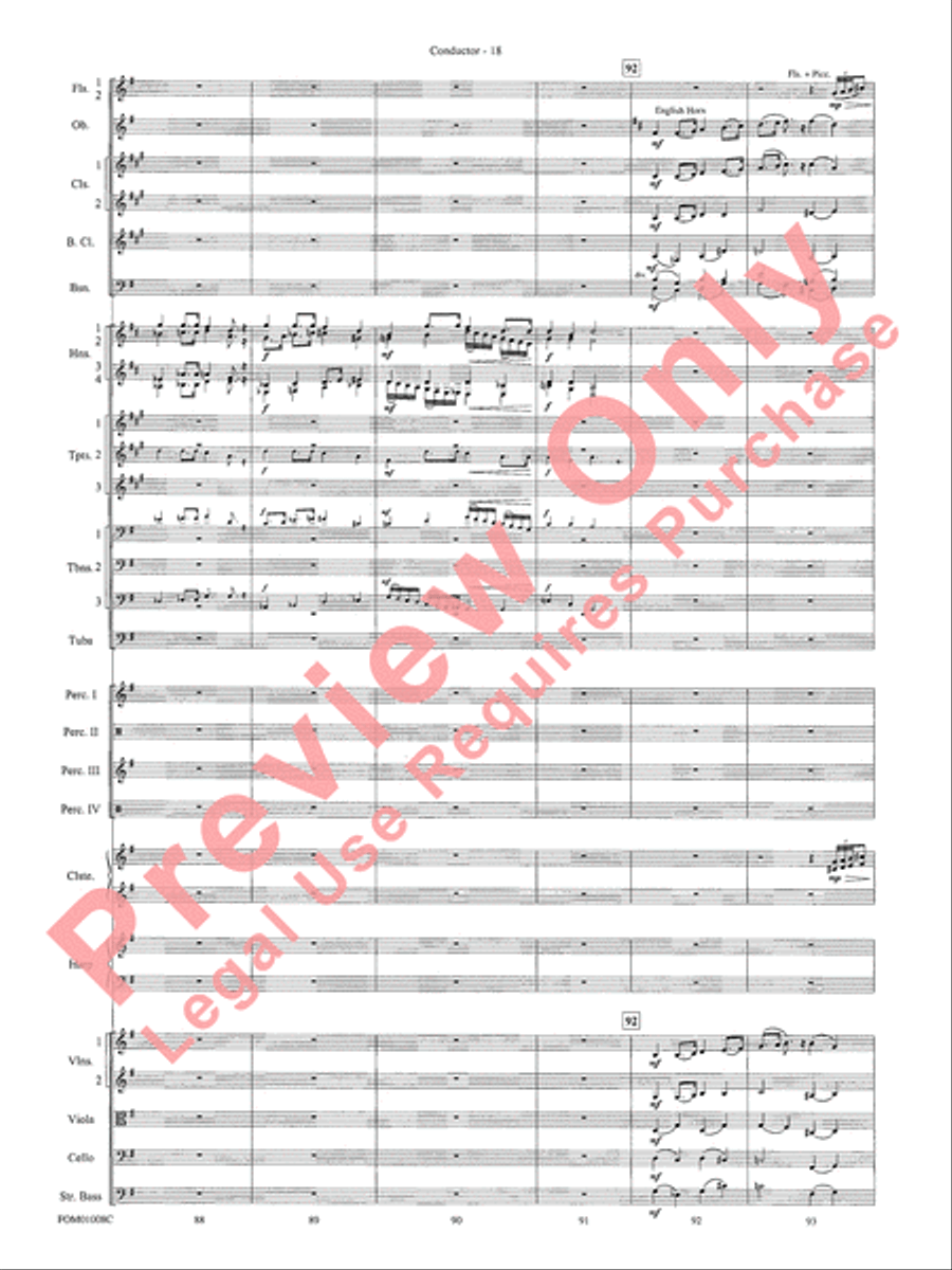 Harry Potter Symphonic Suite Full Orchestra scores gallery preview page 21
