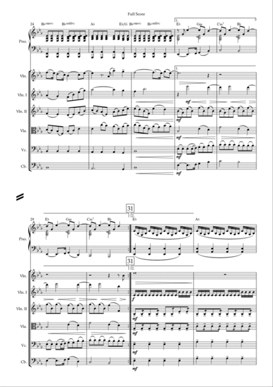 Fix You Small Ensemble scores gallery preview page 3