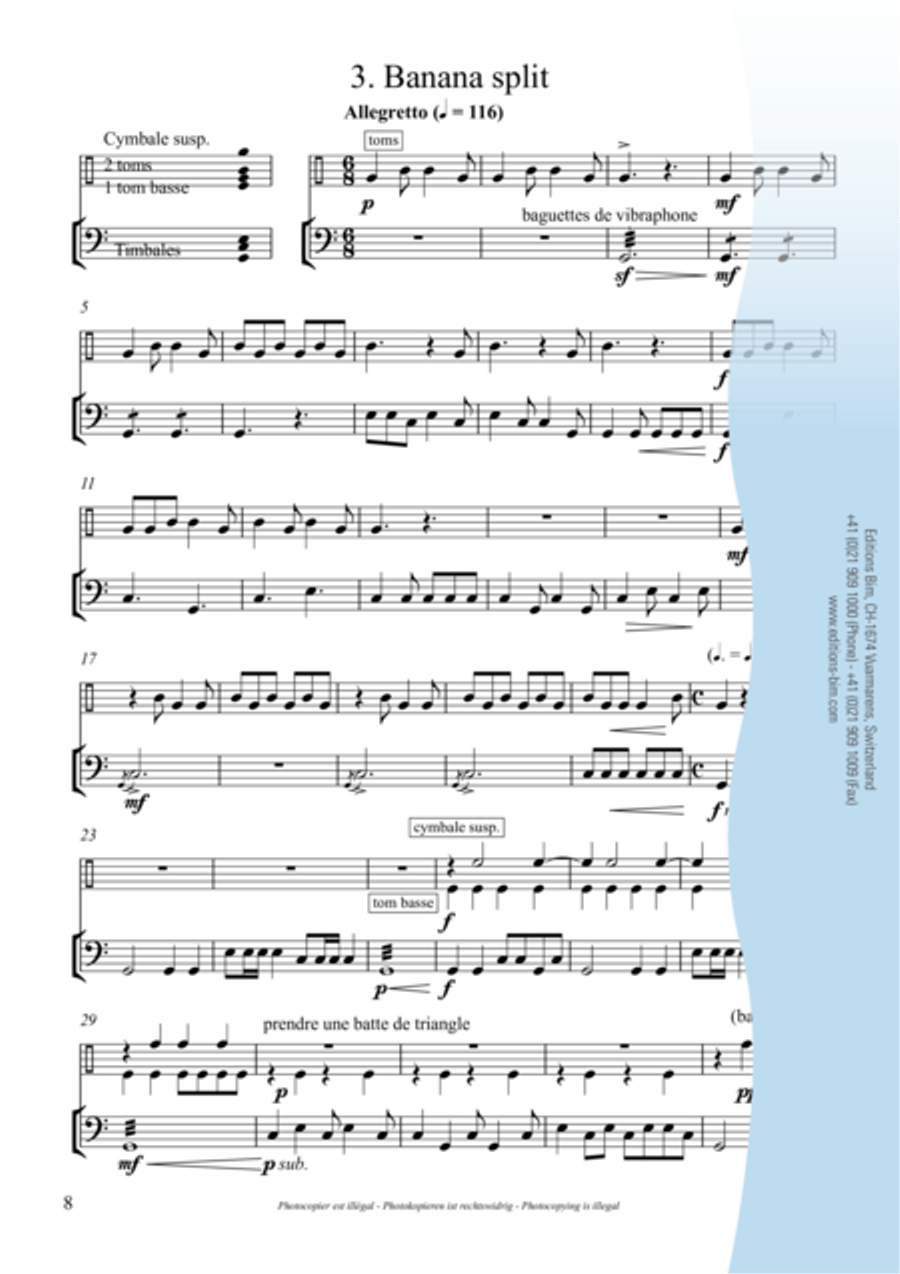 8 Escales Percussion scores gallery preview page 4