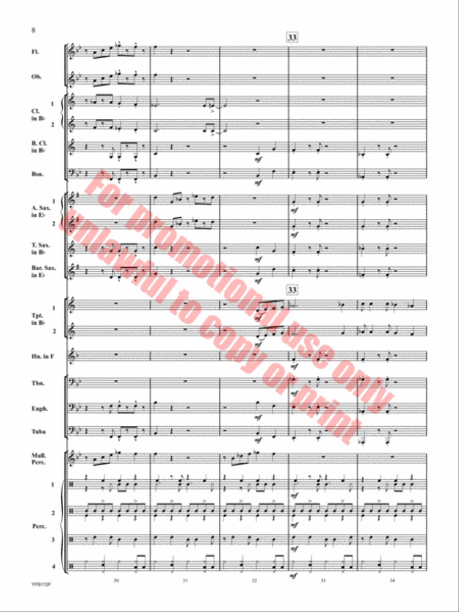 Chips and Salsa Concert Band scores gallery preview page 9