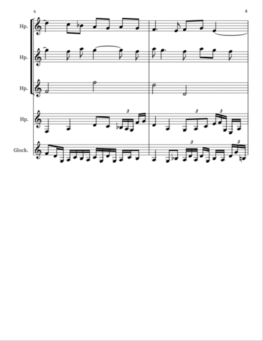 Spirit in a Love Song Spirit in a Love Song Small Ensemble scores gallery preview page 4