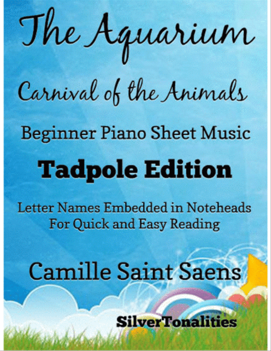 Aquarium Carnival of the Animals Beginner Piano Sheet Music 2nd Edition Easy Piano scores gallery preview page 1