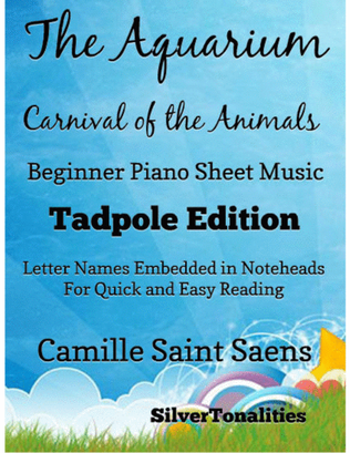 Aquarium Carnival of the Animals Beginner Piano Sheet Music 2nd Edition