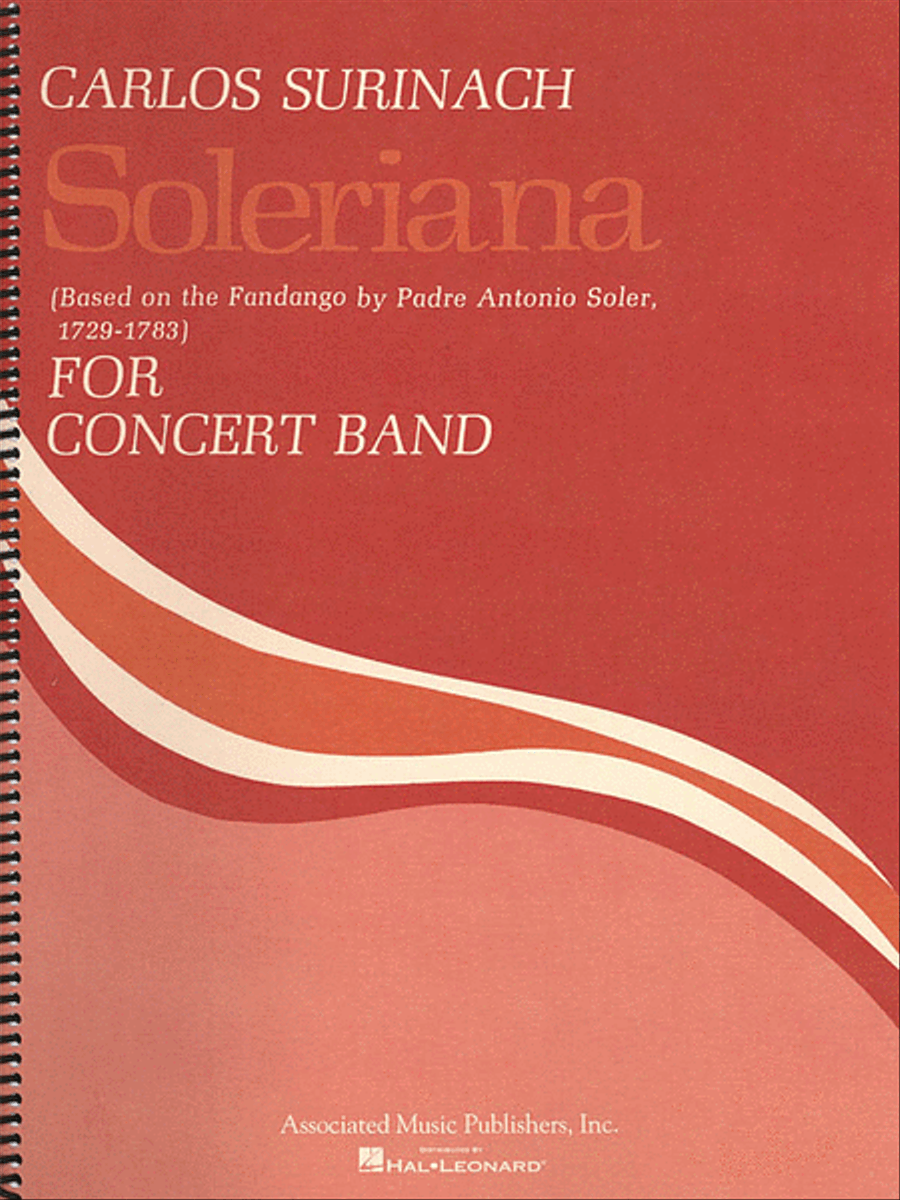Soleriana Bd Full Sc Based On Fandango By Padre Antonio Soler Orchestra scores gallery preview page 1