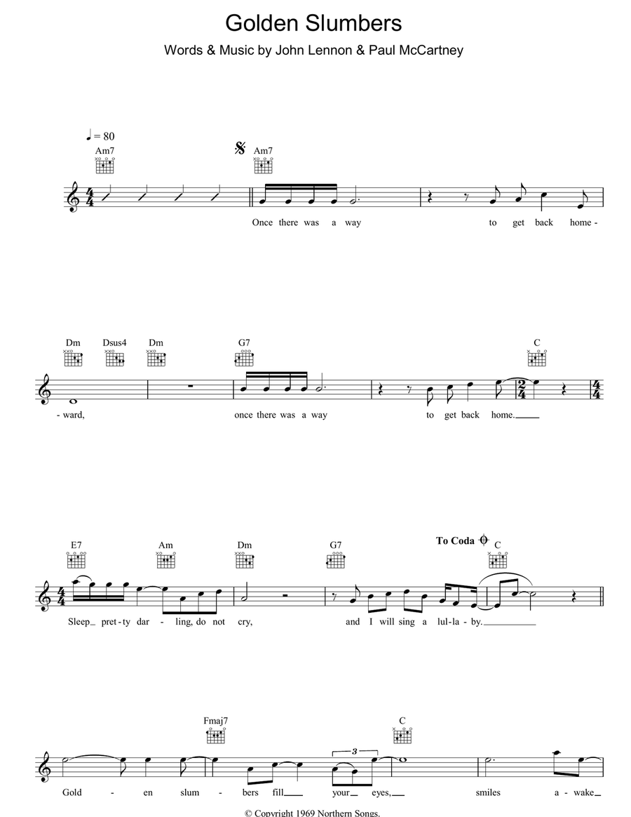 Golden Slumbers