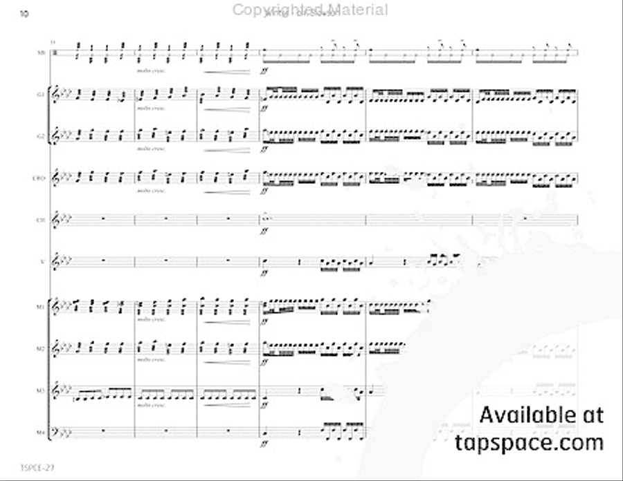 Winter Percussion Ensemble scores gallery preview page 15