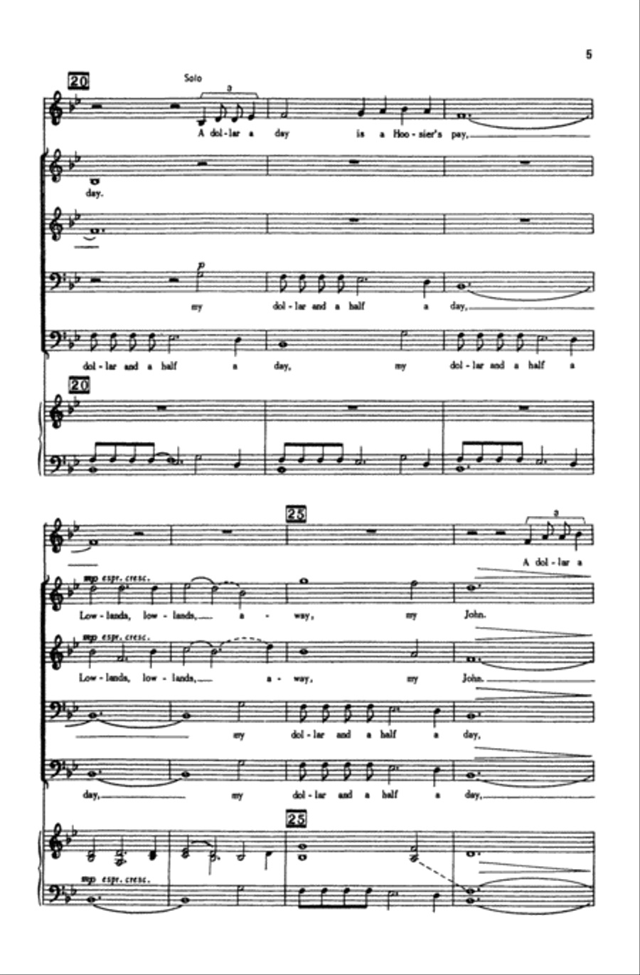 Lowlands Choir scores gallery preview page 3