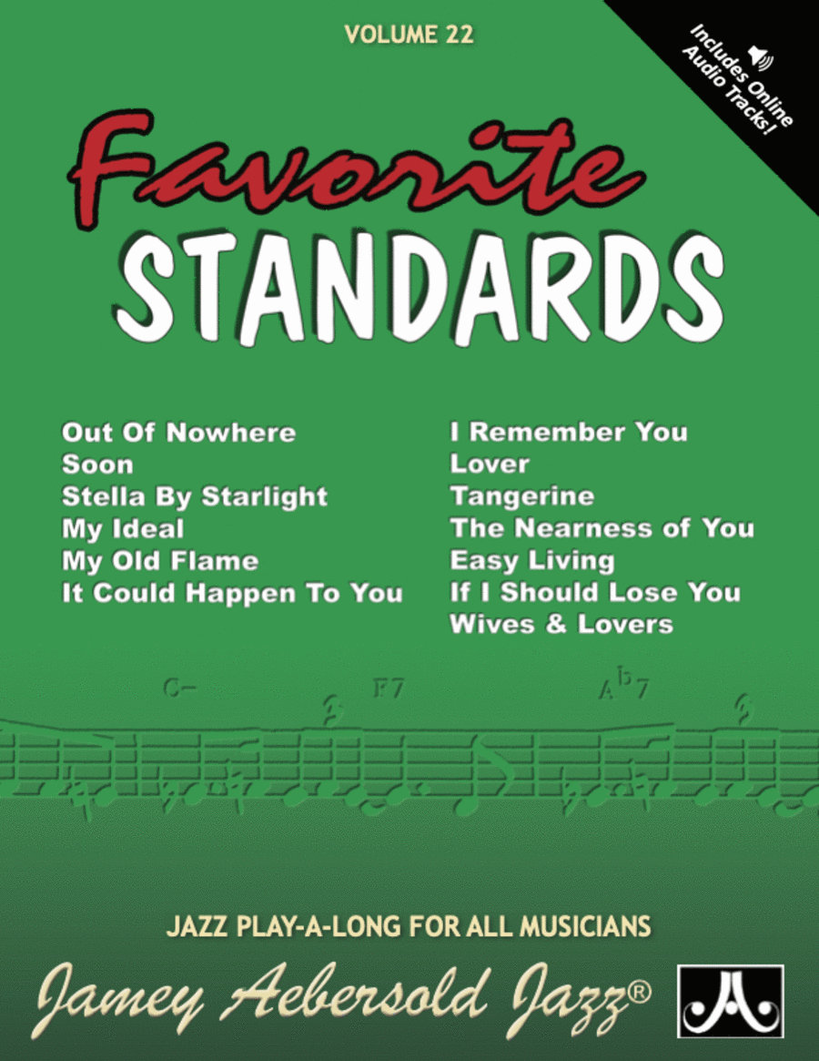 Volume 22 - 13 Favorite Standards Voice scores gallery preview page 1