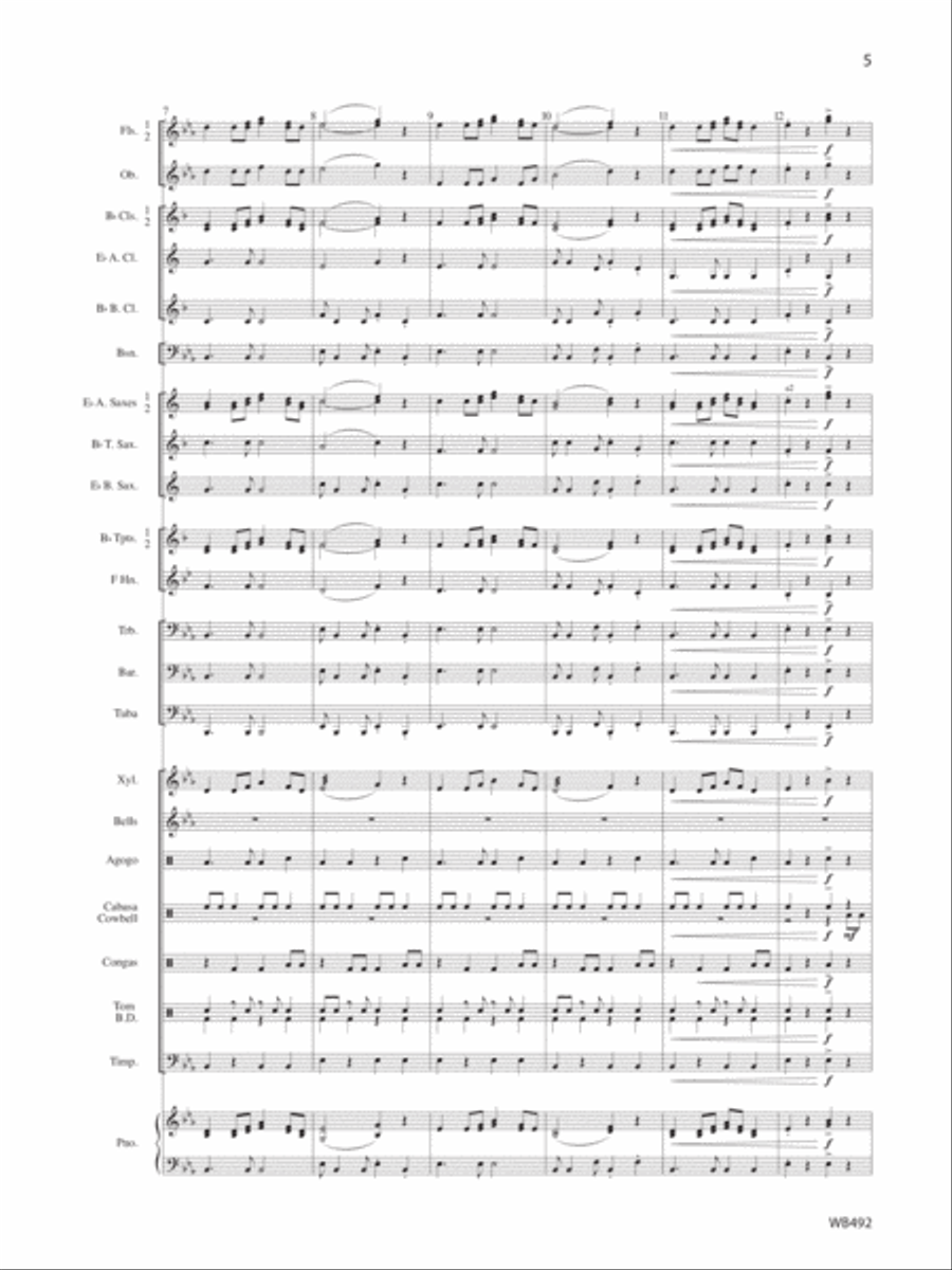 Samba-Le-Le Concert Band scores gallery preview page 4