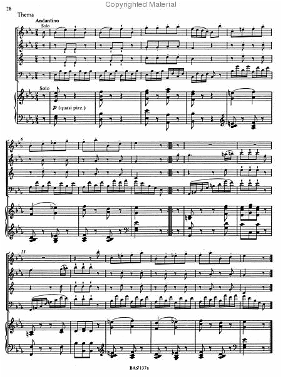 Sinfonia Concertante for four Wind Instruments and Orchestra E flat major KV Anh I/9(297b) Flute Solo scores gallery preview page 4